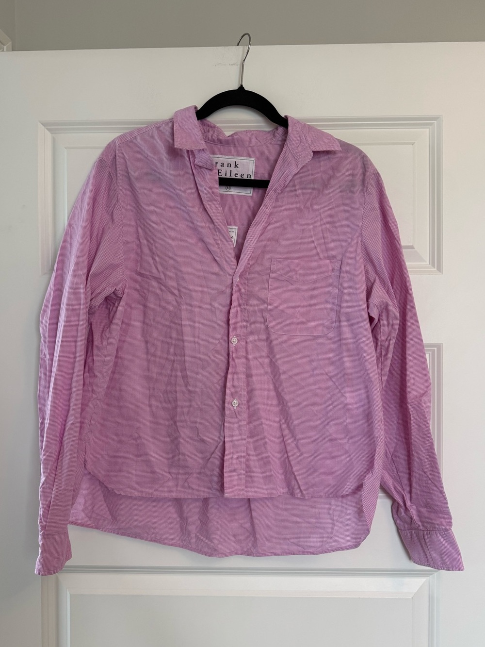 NWOT Frank & Eileen Silvio Italian Cotton Button-Up